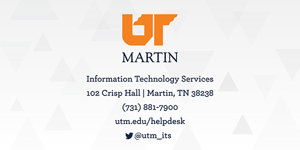 Information Technology Services Contact Information: 17318817900